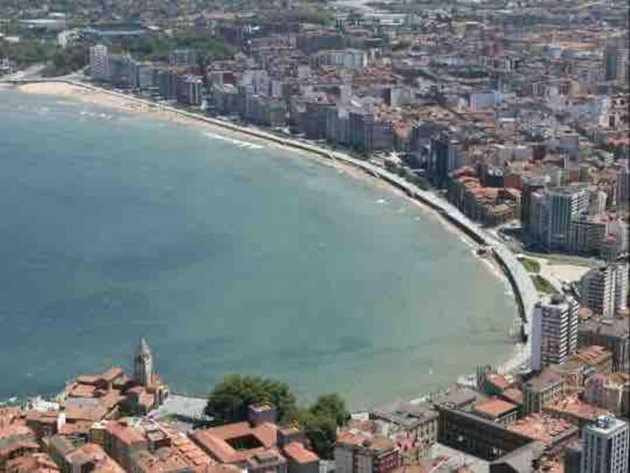 Apartamento A 100Metros De La Playa De San Lorenzo กิฮอน ภายนอก รูปภาพ